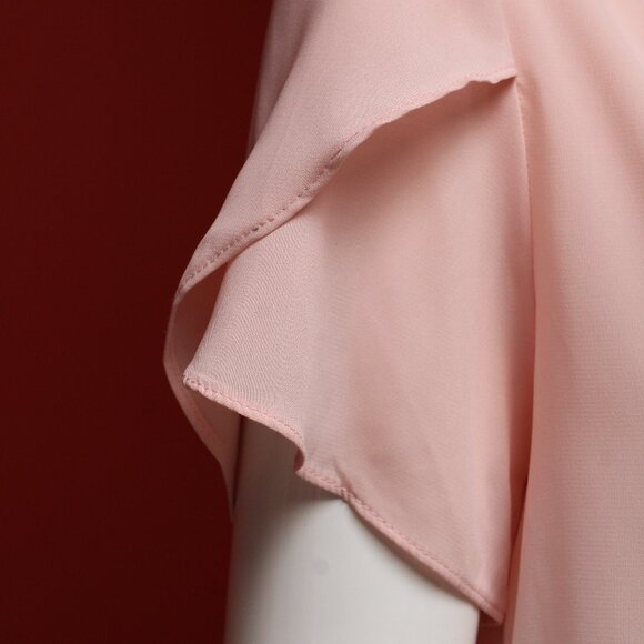 Calvin Klein Pink Short Sleeve Blouse - Picture 5 of 11